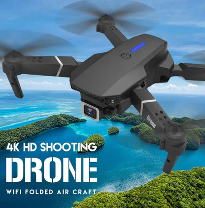 DRON DOBLE CAMARA 4K + MALETIN DE REGALO