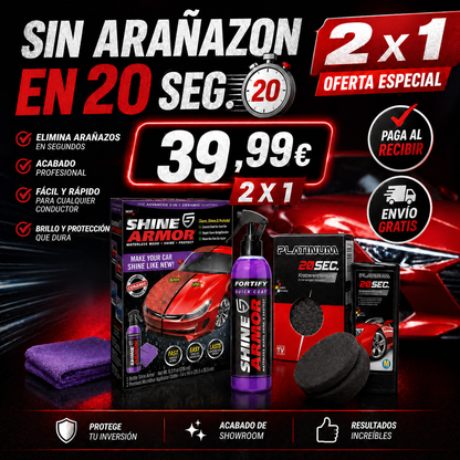 Kit CarShield Pro — Elimina Arañazos en 20 Segundos