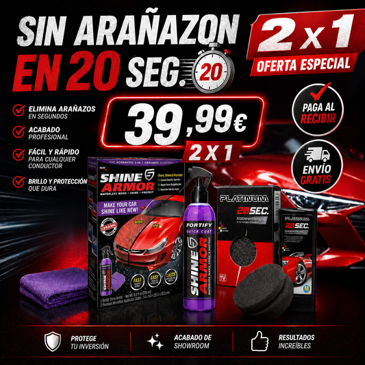 Kit CarShield Pro — Elimina Arañazos en 20 Segundos